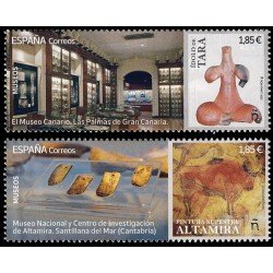 España Spain 5819/20 2025 El Museo canario y Museo nacional y centro de investigación de Altamira MNH España Spain 5819/20 2025 El Museo canario y Museo nacional y centro de investigación de Altamira MNH