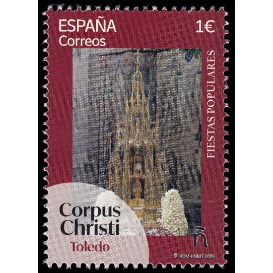 España Spain 5838 2025 Fiestas populares Corpus Christi Toledo MNH España Spain 5838 2025 Fiestas populares Corpus Christi Toledo MNH