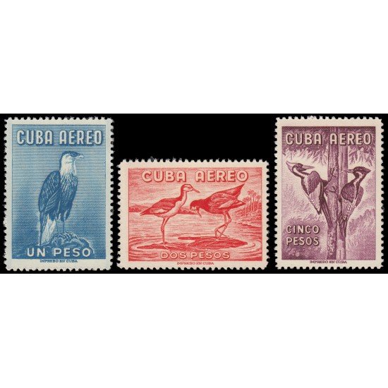 Cuba Aéreo 202AC 1960-62 Pájaros MNH Cuba Aéreo 202AC 1960-62 Pájaros MNH