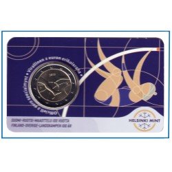 Finlandia 2025 Cartera Oficial Coin Card Moneda 2 € Conm. Atletismo ( finés )