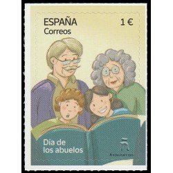 España Spain 5853 2025 Día de los abuelos Autoadhesivo España Spain 5853 2025 Día de los abuelos Autoadhesivo