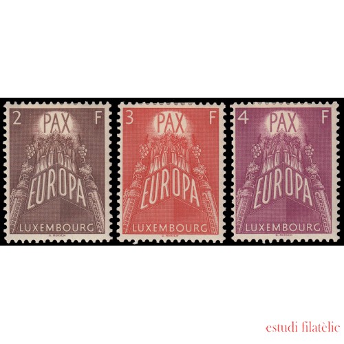 Luxemburgo 531/33 1957 Europa MH