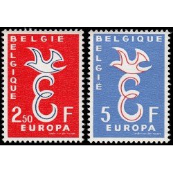 Bélgica 1064/65 1958 Europa MH Bélgica 1064/65 1958 Europa MH