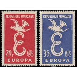 France Francia 1173/74 1958 Europa MH France Francia 1173/74 1958 Europa MH