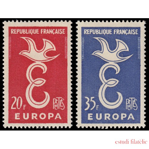 France Francia 1173/74 1958 Europa MH