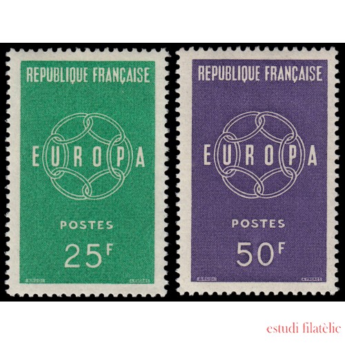 France Francia 1218/19 1959 Europa MH