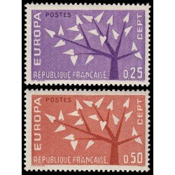 France Francia 1358/59 1962 Europa MH France Francia 1358/59 1962 Europa MH