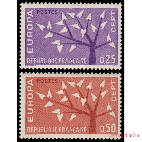 France Francia 1358/59 1962 Europa MH