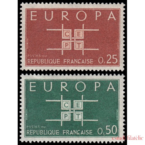France Francia 1396/97 1963 Europa MH