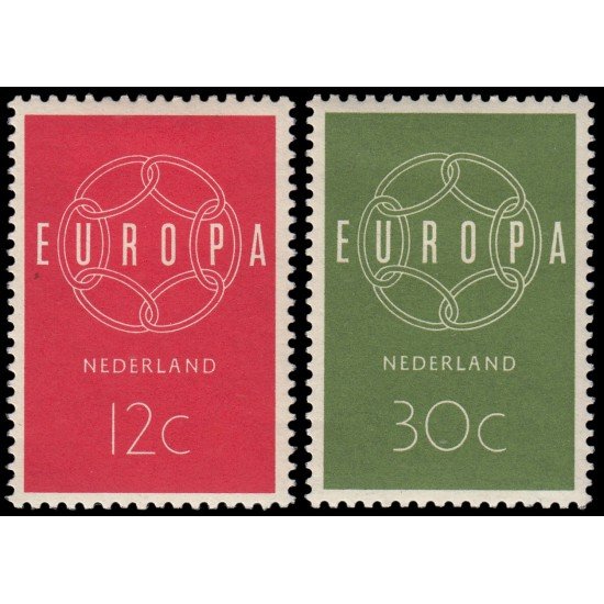 Holanda Netherlands 708/09 1959 Europa MH Holanda Netherlands 708/09 1959 Europa MH