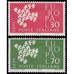 Italia Italy 858/59 1961 Europa MH Italia Italy 858/59 1961 Europa MH