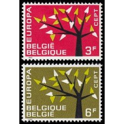 Bélgica 1222/23 1962 Europa MH Bélgica 1222/23 1962 Europa MH