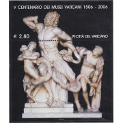 Vaticano HB 30 2006 5º Cent. del Museo Vaticano Estatua MNH