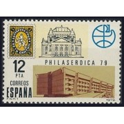 España Spain 2524 1979 Expo Mundial Filatelia Philaserdica 79 MNH