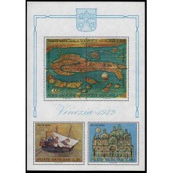 Vaticano HB 3 1972 Salvar Venecia UNESCO MNH Vaticano HB 3 1972 Salvar Venecia UNESCO MNH
