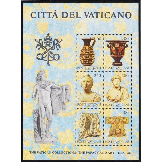 Vaticano HB 5 1983 Colección de arte vaticano en EEUU MNH Vaticano HB 5 1983 Colección de arte vaticano en EEUU MNH