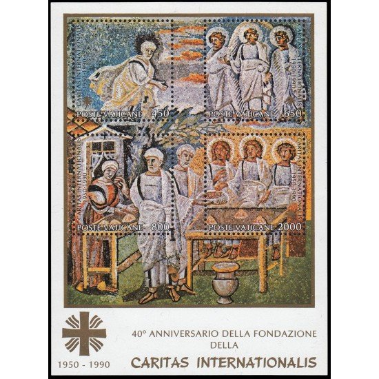 Vaticano HB 12 1990 40 aniv. de Cáritas Internacional MNH Vaticano HB 12 1990 40 aniv. de Cáritas Internacional MNH