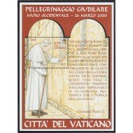 Vaticano HB 23 2001 Peregrinajes jubileos de St. Pedro Juan Pablo II MNH