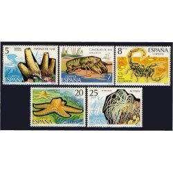 España Spain 2531/35 1979 Fauna Invertebrados MNH España Spain 2531/35 1979 Fauna Invertebrados MNH