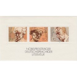 Alemania Federal Germany HB 15 1978 Premios Nobel de literatura en lengua alemana MNH
