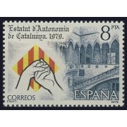 España Spain 2546 1979 Proclamación del Estatuto Autonomía Catalunya MNH