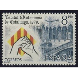 España Spain 2546 1979 Proclamación del Estatuto Autonomía Catalunya MNH España Spain 2546 1979 Proclamación del Estatuto Autonomía Catalunya MNH