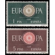 España Spain 1294/95 1960 Europa-CEPT MH