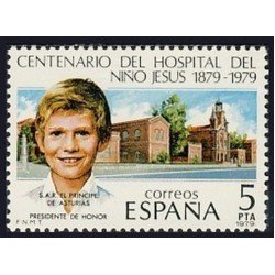 España Spain 2548 1979 Centenario del Hospital del Niño Jesús MNH España Spain 2548 1979 Centenario del Hospital del Niño Jesús MNH