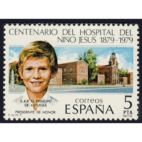 España Spain 2548 1979 Centenario del Hospital del Niño Jesús MNH España Spain 2548 1979 Centenario del Hospital del Niño Jesús MNH