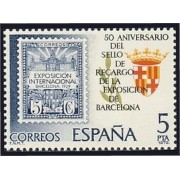 España Spain 2549 1979 50 Aniversario del Sello de recargo de la exposición de Barcelona MNH