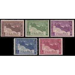 Bélgica 249/53 1927 Por los tuberculosos y heridos de guerra MNH Bélgica 249/53 1927 Por los tuberculosos y heridos de guerra MNH