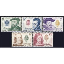 España Spain 2552/56 1979 Reyes de España Casa de Austria MNH España Spain 2552/56 1979 Reyes de España Casa de Austria MNH