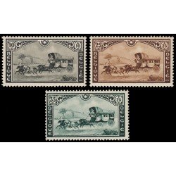 Bélgica 407/09 1935 Exposición filatélica internacional de Bélgica y del Congo Belga Diligencia MNH Bélgica 407/09 1935 Exposición filatélica internacional de Bélgica y del Congo Belga Diligencia MNH