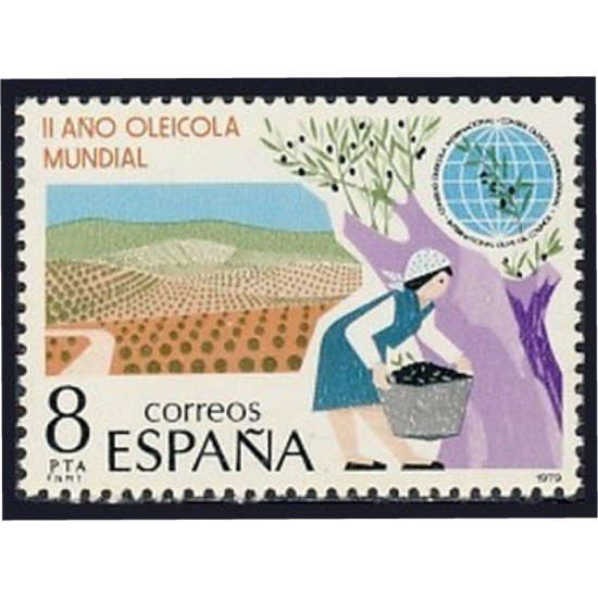 España Spain 2557 1979 II Año Oleico Internacional MNH España Spain 2557 1979 II Año Oleico Internacional MNH