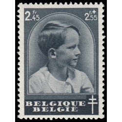 TEN/S Bélgica 446 1937 Día del sello Efigie del príncipe Baudouin MNH TEN/S Bélgica 446 1937 Día del sello Efigie del príncipe Baudouin MNH
