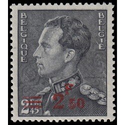 Bélgica 478 1938 Sello de 1936-37 Leopoldo III con sobrecarga MNH Bélgica 478 1938 Sello de 1936-37 Leopoldo III con sobrecarga MNH