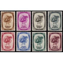 Bélgica 488/95 1938 Efigie del príncipe Alberto de Lieja MNH Bélgica 488/95 1938 Efigie del príncipe Alberto de Lieja MNH