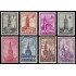Bélgica 519/26 1939 Obras antituberculosis Campanarios MNH