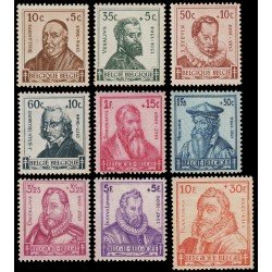 Bélgica 593/01 1942 Obras antituberculosis Académicos MNH Bélgica 593/01 1942 Obras antituberculosis Académicos MNH