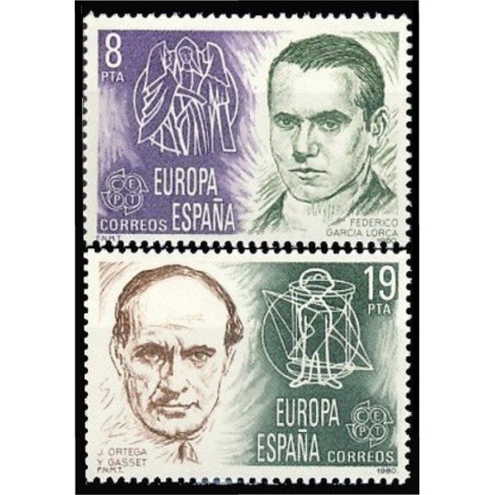 España Spain 2568/69 1980 Europa MNH España Spain 2568/69 1980 Europa MNH