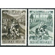 FAU5/S  Bélgica Belgium  Nº 639/40  1943/44   MNH