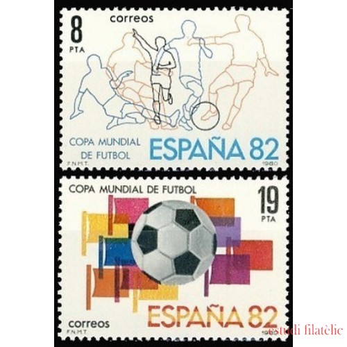 España Spain 2570/71 1980 Campeonato Mundial de Fútbol España 82 MNH