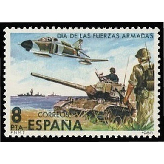 España Spain 2572 Dia de las Fuerzas Armadas MNH España Spain 2572 Dia de las Fuerzas Armadas MNH