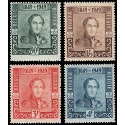 MI2 Bélgica 807/10 1949 Centenario del sello MH