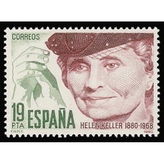 España Spain 2574 1980 Centenario de Hellen Keller MNH España Spain 2574 1980 Centenario de Hellen Keller MNH