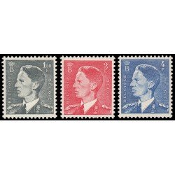 Bélgica  909/11 1953 Rey Balduino I MNH