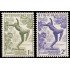 Bélgica 969/70 1955 3ª Bienal de escultura en Amberes MNH