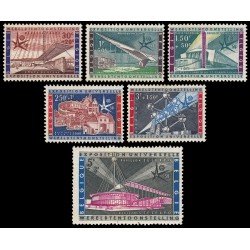 Bélgica 1047/52 1958 Expo. universal de Bruselas MNH Bélgica 1047/52 1958 Expo. universal de Bruselas MNH