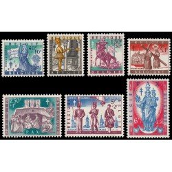 Bélgica 1082/88 1958 En beneficio de obras antituberculosis MNH Bélgica 1082/88 1958 En beneficio de obras antituberculosis MNH