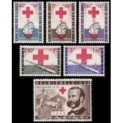 Bélgica 1096/71 1959 Centenario de la Cruz Roja MNH Bélgica 1096/71 1959 Centenario de la Cruz Roja MNH